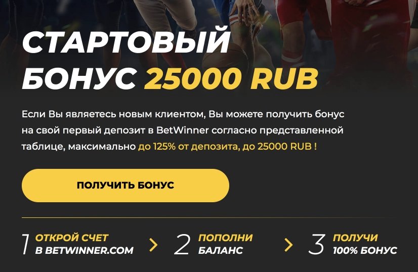 betwinner бонус за регистрацию условия и как получить