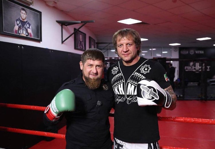 Александр Емельяненко и рамзан Кадыров