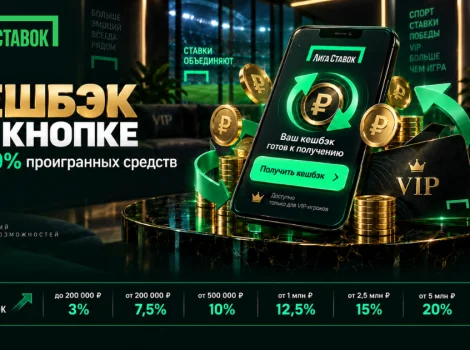 Как получить кэшбек в Лиге Ставок