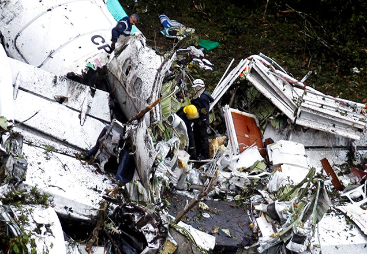 «Шапекоэнсе» разбитый самолет