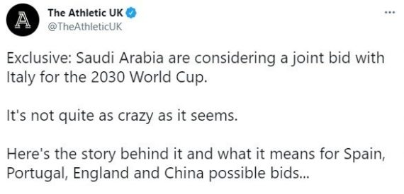Саудовская Аравия ЧМ по футболу 2030