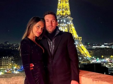 Месси и жена