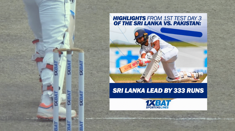 В Шри-Ланке на матче по крикету заметили загадочного спонсора 1xBat
