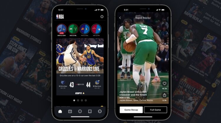 NBA презентовала новое приложение лиги с выделенным разделом о ставках на баскетбол