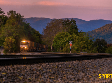 паровоз, поезд, рельсы