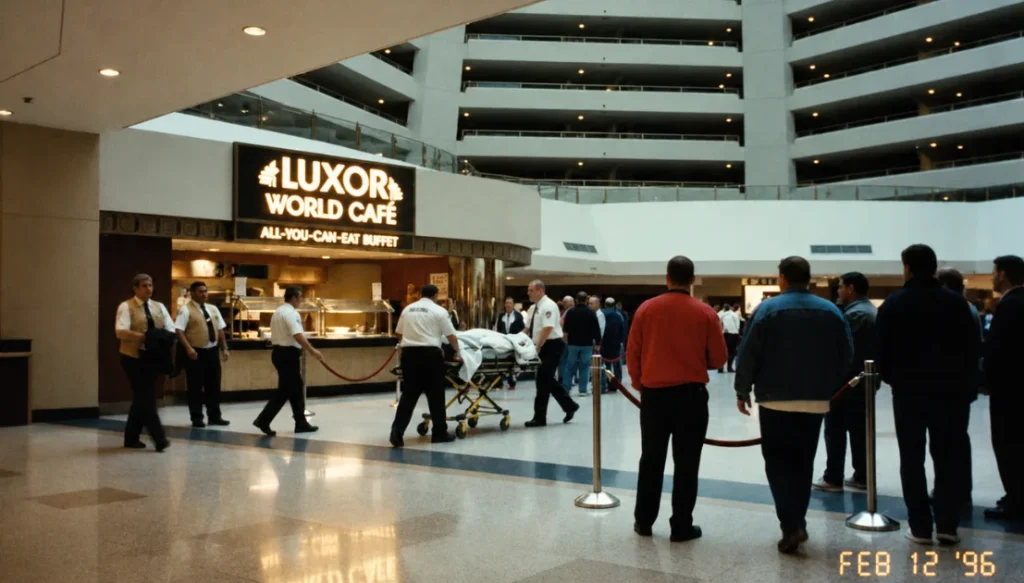 Самоубийство девушки Luxor Лас Вегас