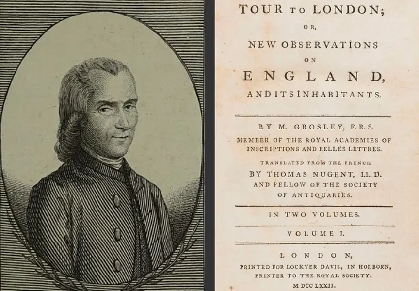 Английское издание книги Гросли «A Tour to London», 1772 год Английское издание книги Гросли "A Tour to London", 1772 год
