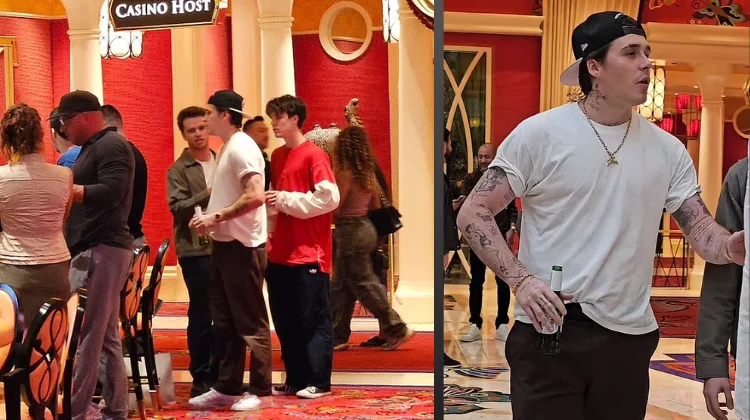 18-летний сын Бекхэма попался на незаконном посещении казино Лас-Вегаса