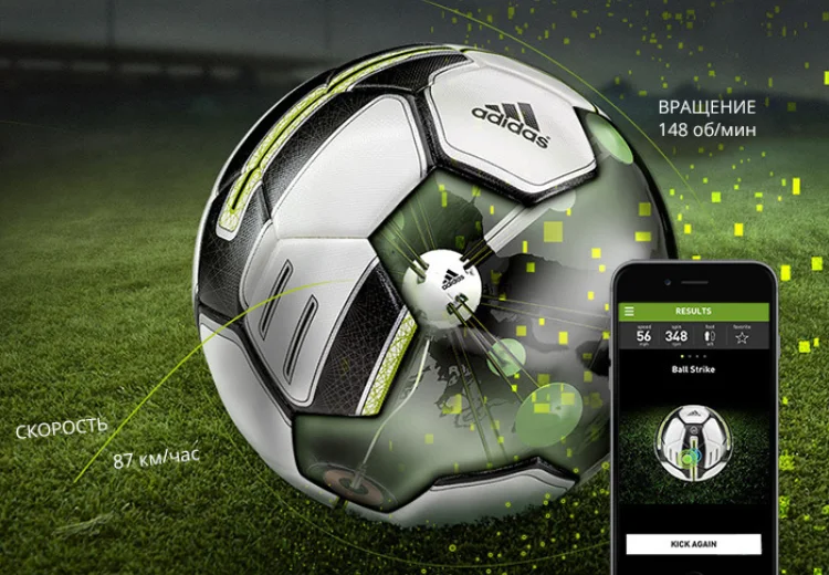 Adidas miCoach Smart Ball - обзор