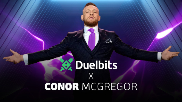 Конор Макгрегор в рамках партнерства с Duelbits попробует себя в роли стримера казино