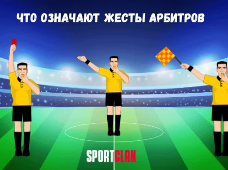 жесты арбитров