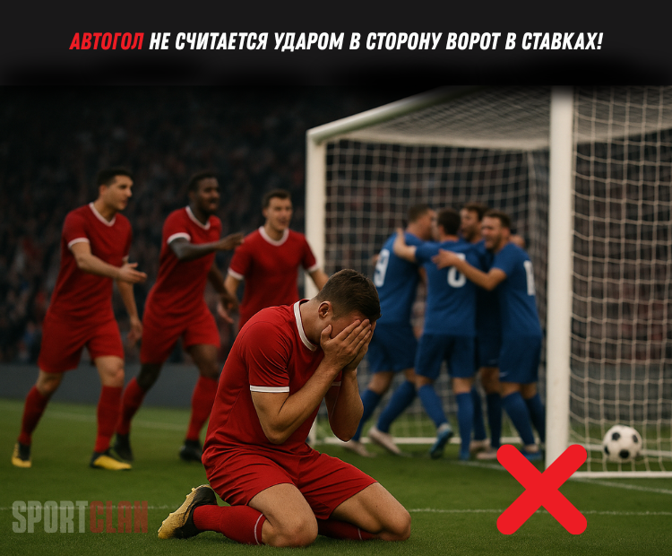 Ставки на удары по воротам в футболе - ошибки игроков