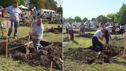 выкапывание могил