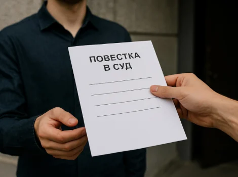 повестка в суд
