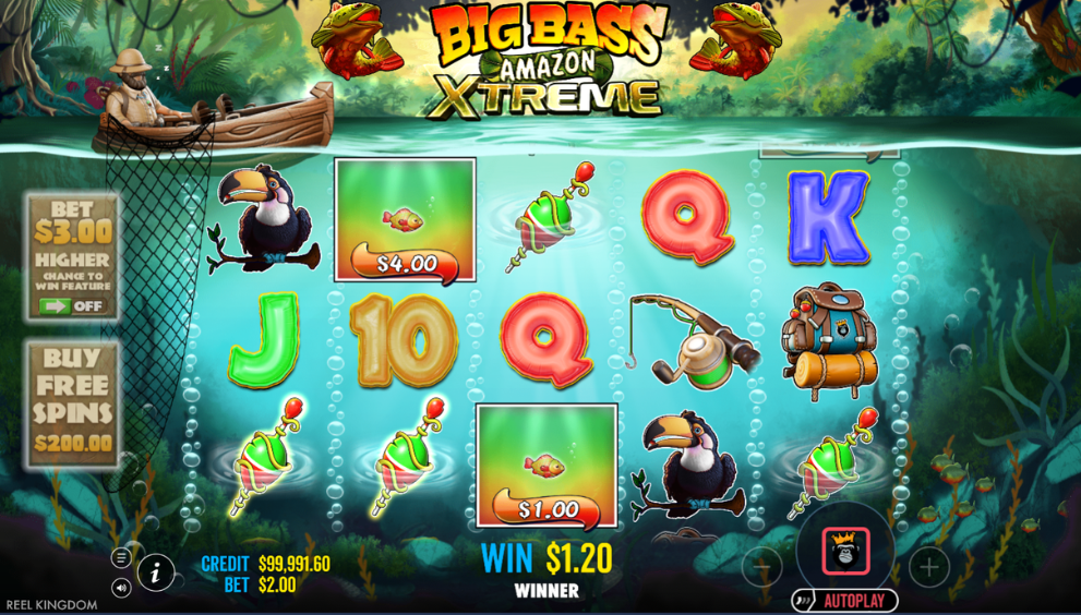 Слот Big Bass Amazon Xtreme