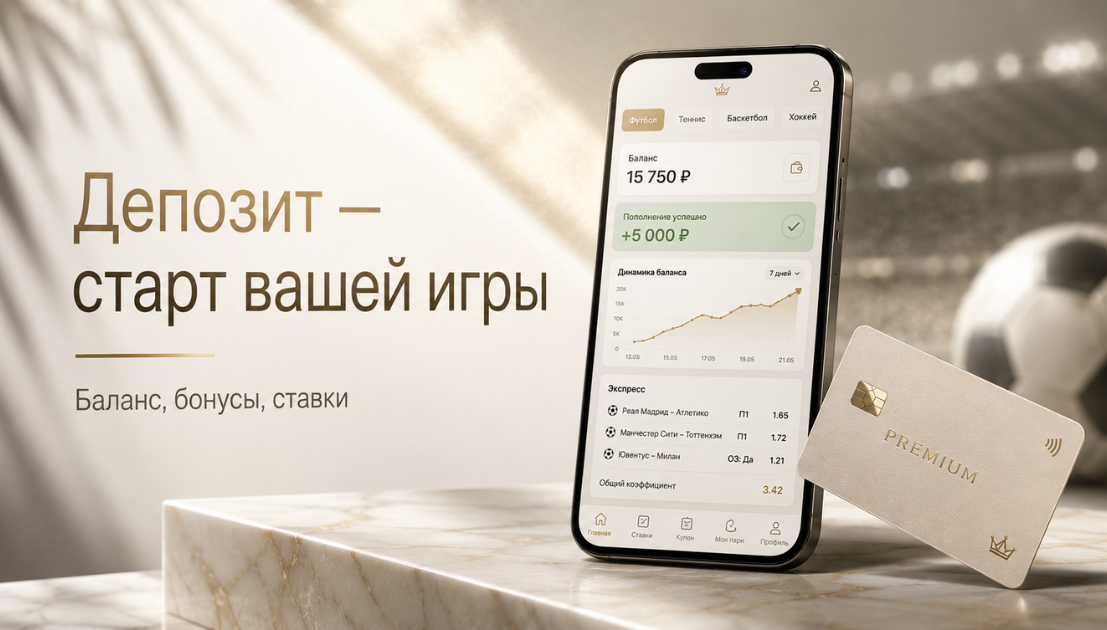 депозит в букмекерской конторе