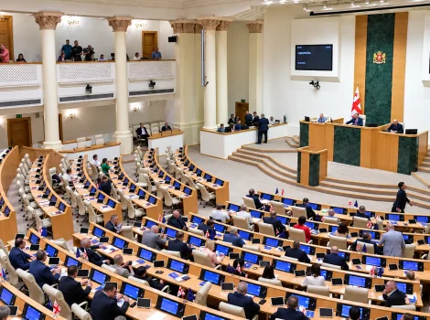 Заседание парламента Грузии