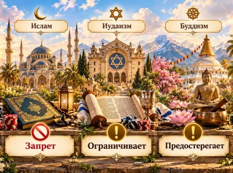 Панорама религий и азартных символов